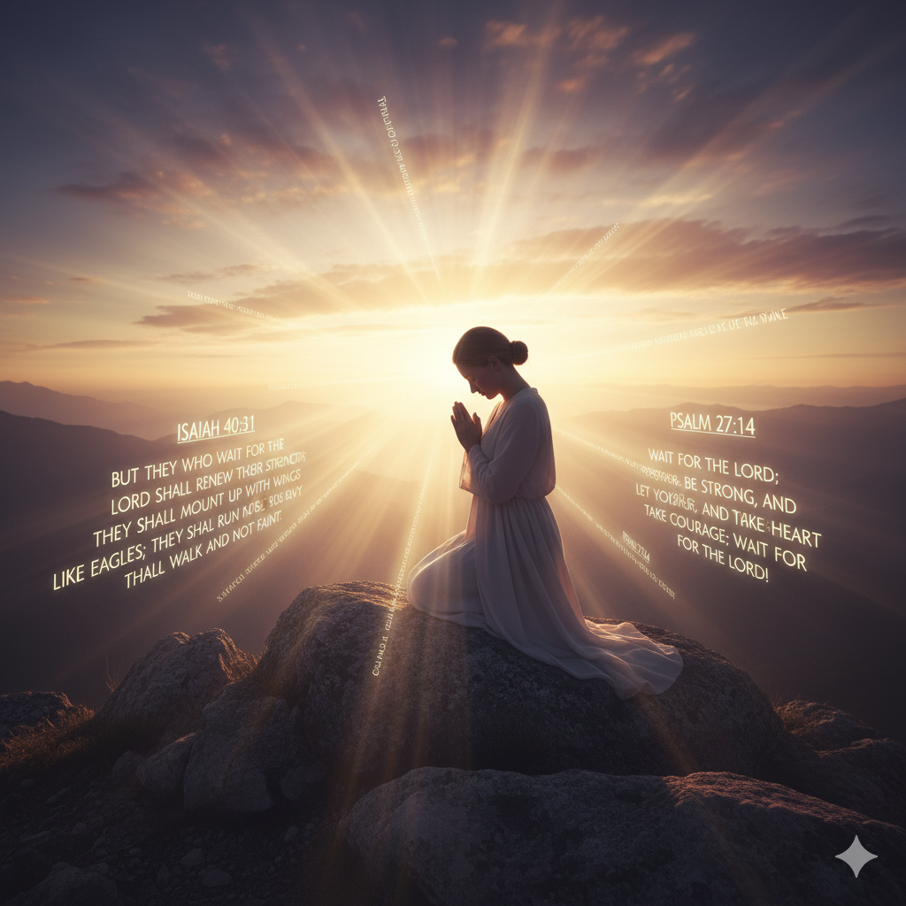 scriptures on waiting on god