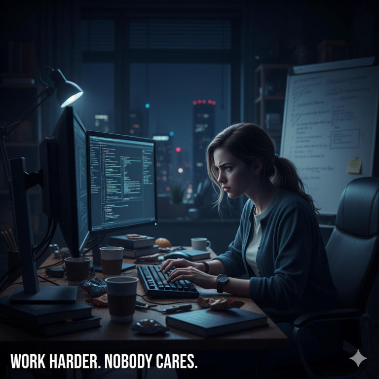 work harder nobody cares