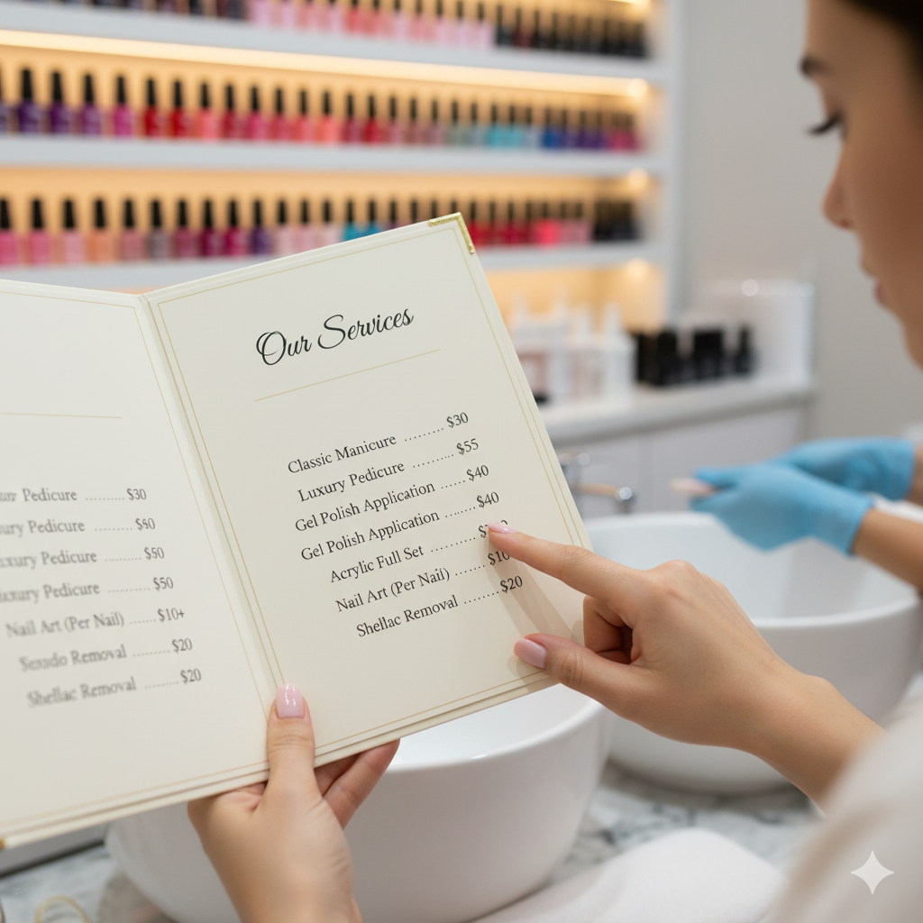 nail salon prices