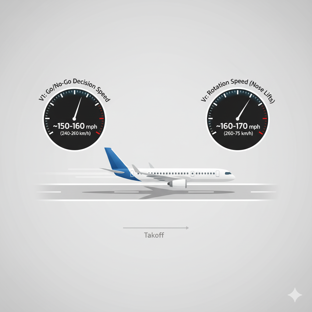 how fast does a plane go to take off