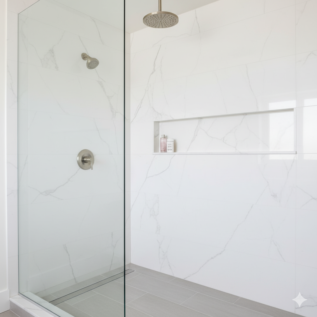 cultured marble shower walls