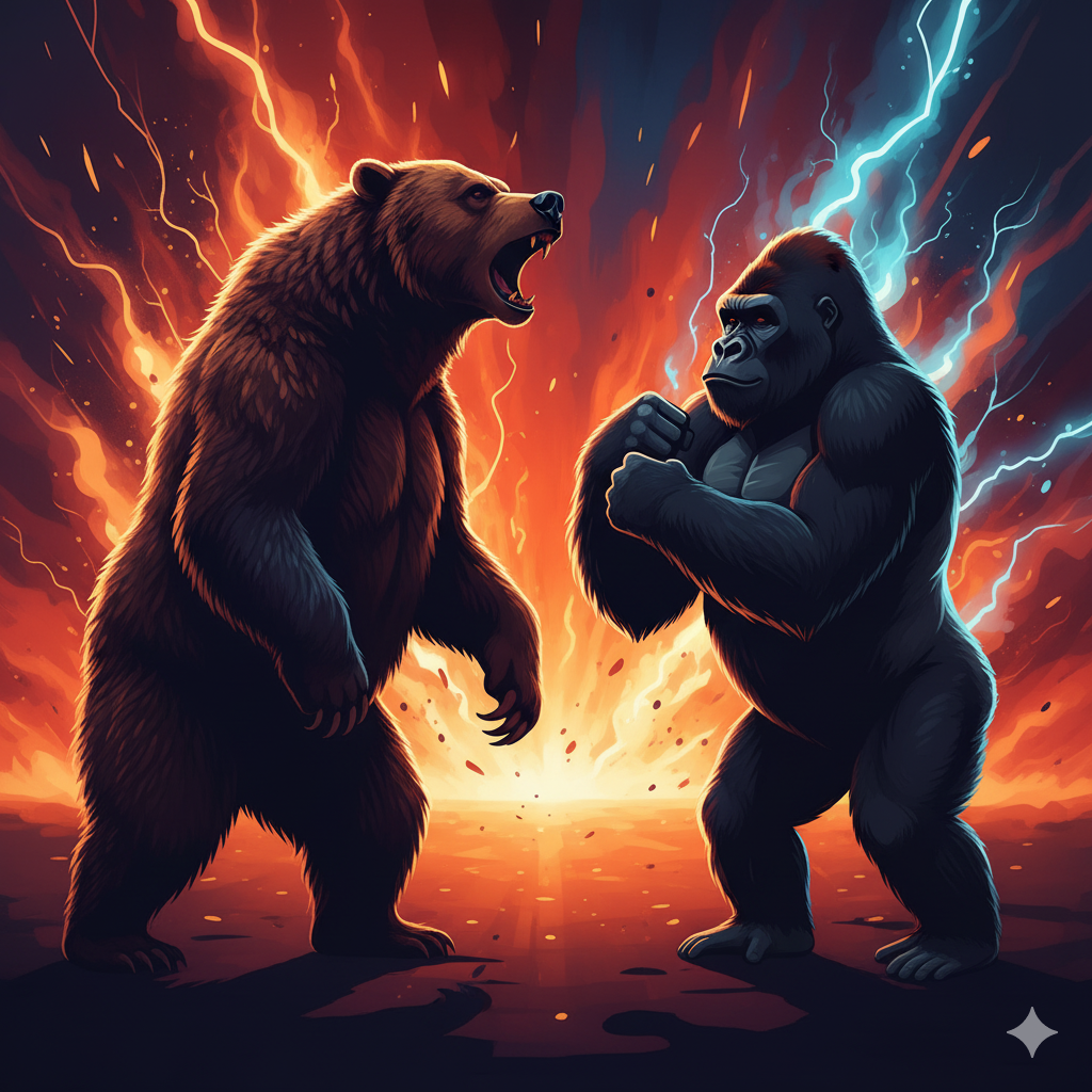 Grizzly Bear vs Gorilla
