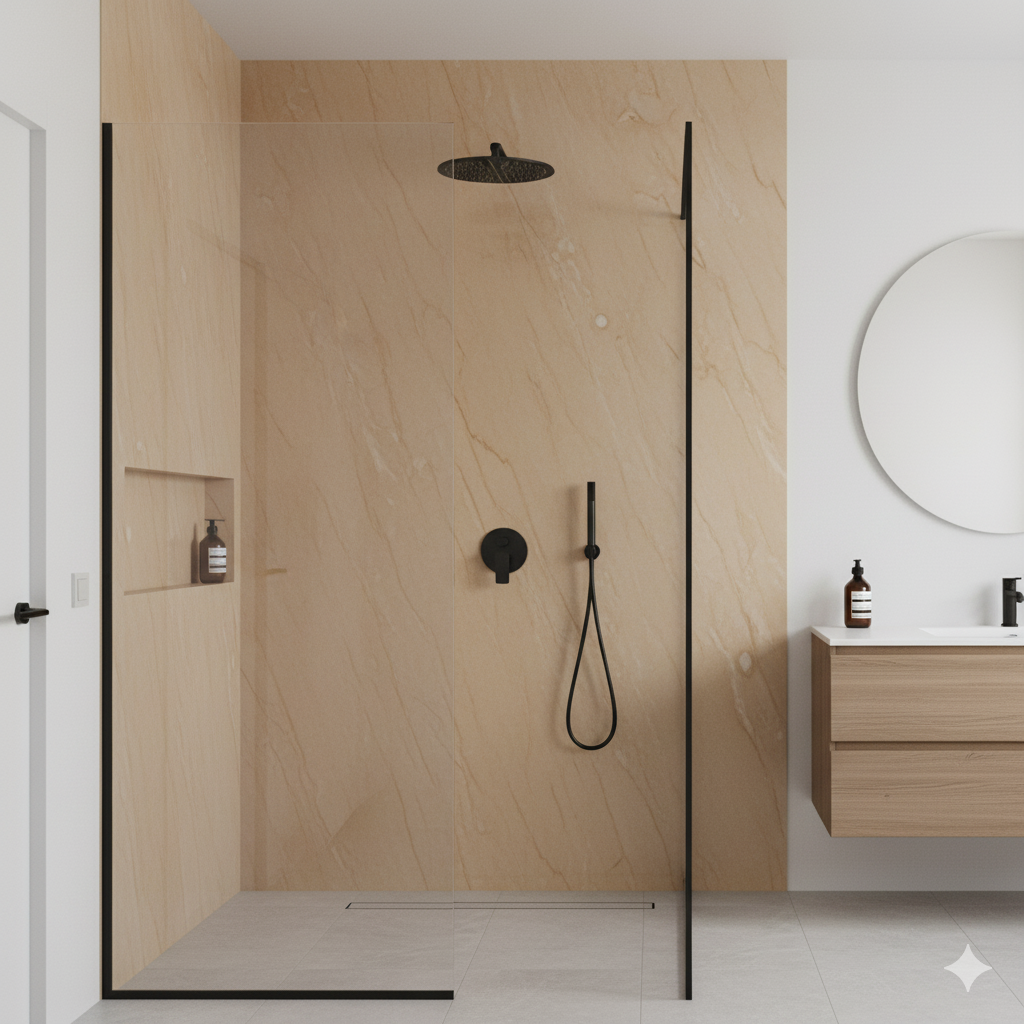 cultured marble shower walls