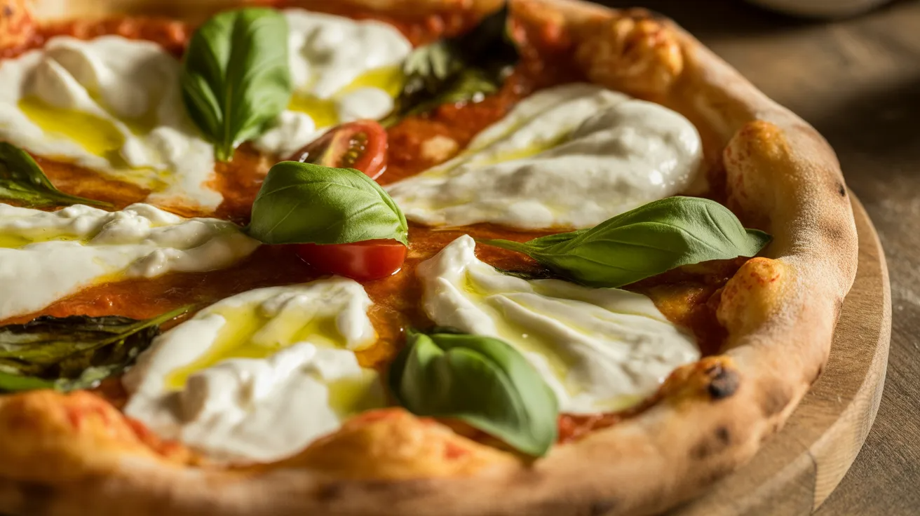 Burrata Basil Pizza